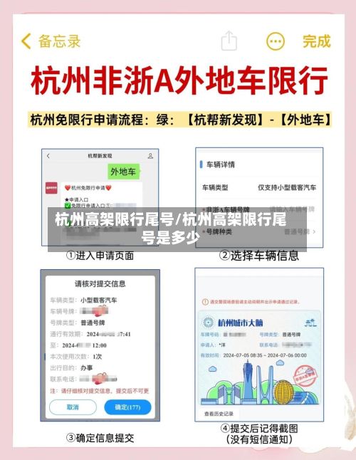 杭州高架限行尾号/杭州高架限行尾号是多少