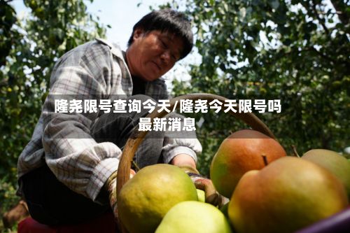 隆尧限号查询今天/隆尧今天限号吗最新消息-第2张图片