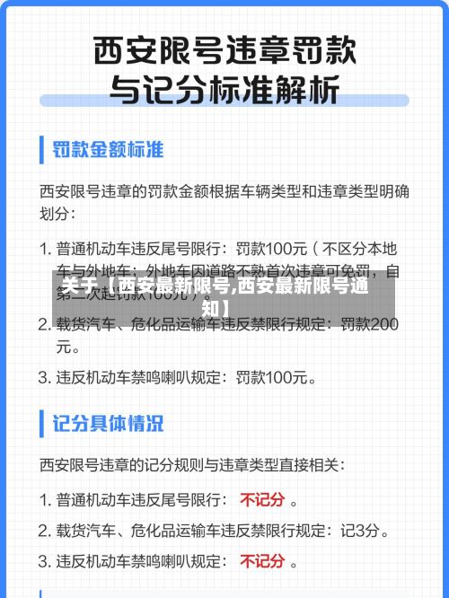 关于【西安最新限号,西安最新限号通知】
