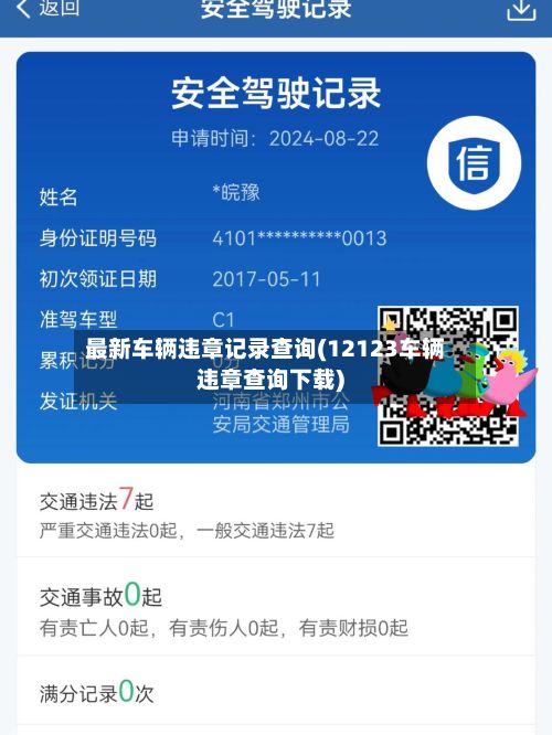 最新车辆违章记录查询(12123车辆违章查询下载)-第2张图片