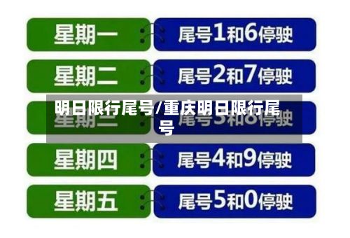 明日限行尾号/重庆明日限行尾号-第3张图片