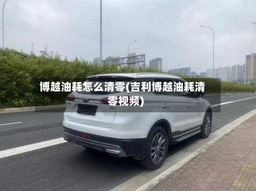 博越油耗怎么清零(吉利博越油耗清零视频)-第3张图片