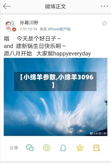 【小绵羊参数,小绵羊3096】