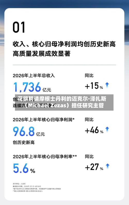 花旗聘请摩根士丹利的迈克尔·泽扎斯（Michael Zezas）担任研究主管