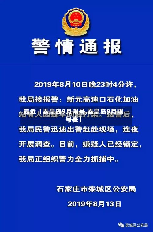 最近【秦皇岛9月限号,秦皇岛9月限号表】-第2张图片