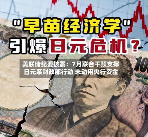 美联储纪要披露:7月联合干预支撑日元系财政部行动 未动用央行资金-第2张图片