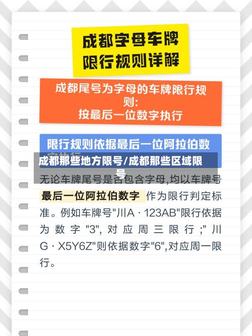 成都那些地方限号/成都那些区域限号-第1张图片