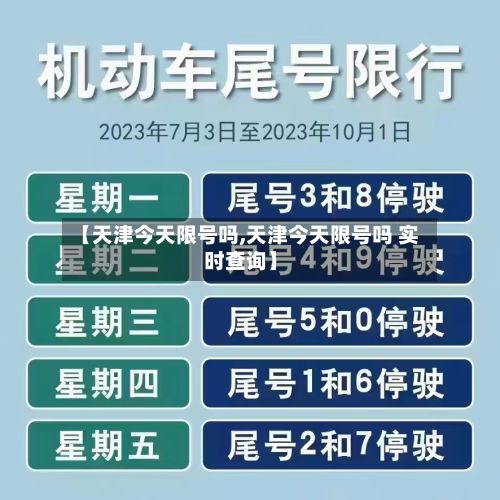 【天津今天限号吗,天津今天限号吗 实时查询】-第3张图片