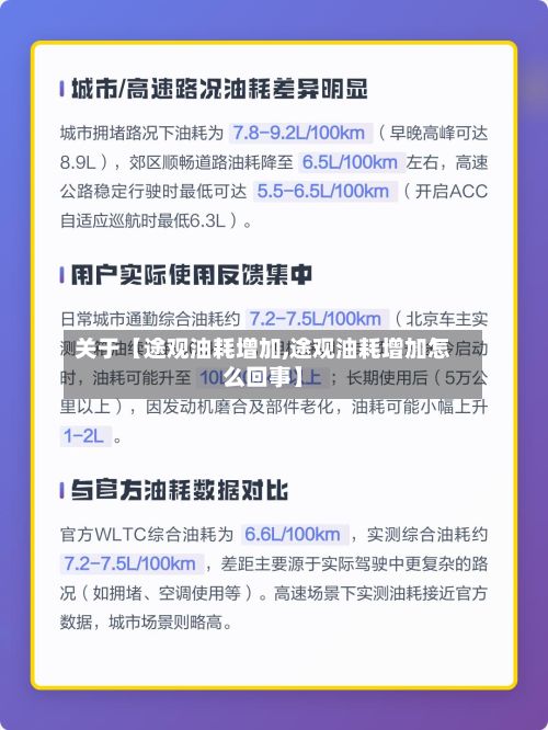 关于【途观油耗增加,途观油耗增加怎么回事】