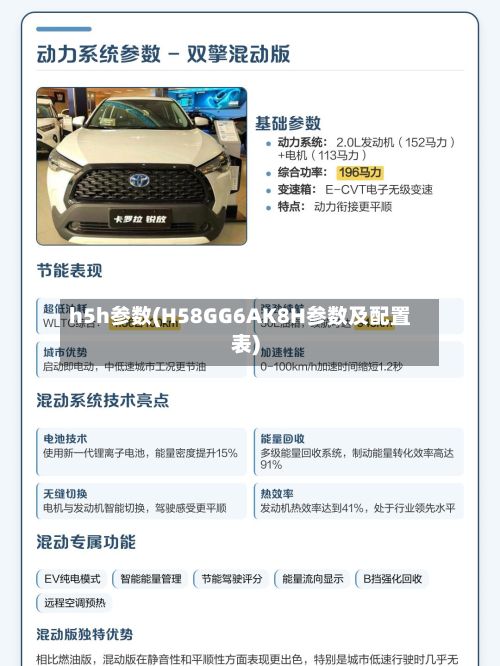 h5h参数(H58GG6AK8H参数及配置表)
