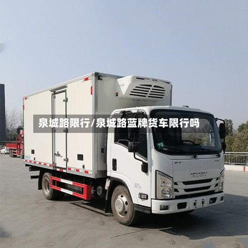 泉城路限行/泉城路蓝牌货车限行吗-第3张图片