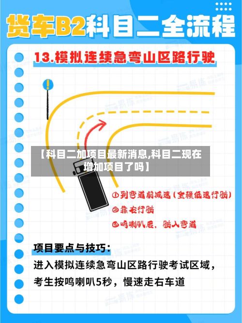 【科目二加项目最新消息,科目二现在增加项目了吗】-第2张图片
