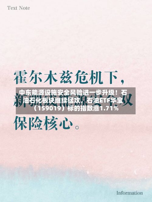 中东能源设施安全风险进一步升级！石油石化板块继续猛攻	，石油ETF华宝（159019）标的指数涨1.71%-第2张图片