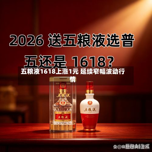 五粮液1618上涨1元 延续窄幅波动行情