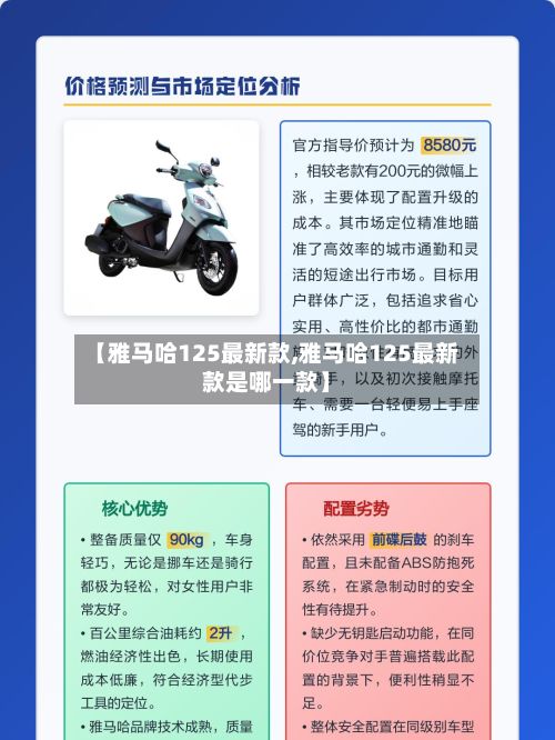 【雅马哈125最新款,雅马哈125最新款是哪一款】-第2张图片