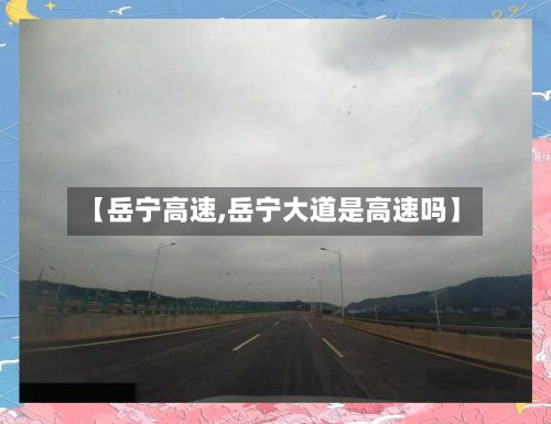 【岳宁高速,岳宁大道是高速吗】