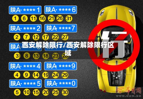 西安解除限行/西安解除限行区域