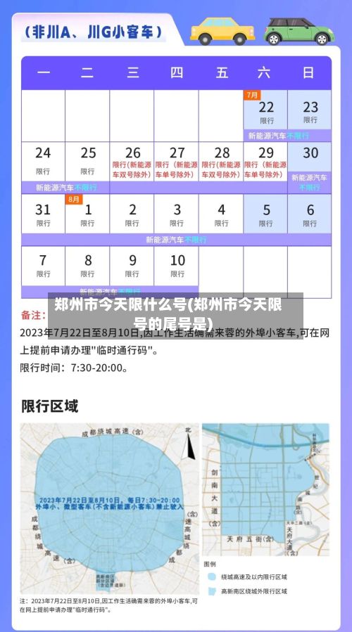 郑州市今天限什么号(郑州市今天限号的尾号是)-第1张图片