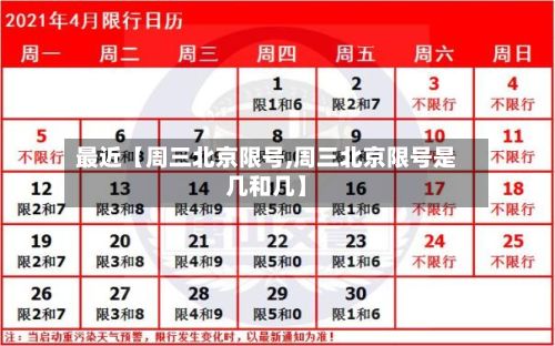 最近【周三北京限号,周三北京限号是几和几】