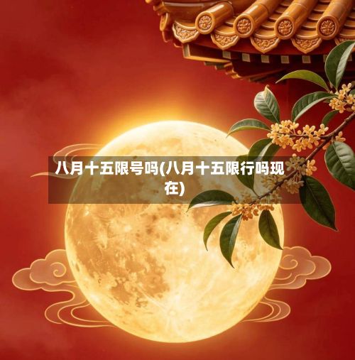 八月十五限号吗(八月十五限行吗现在)-第2张图片