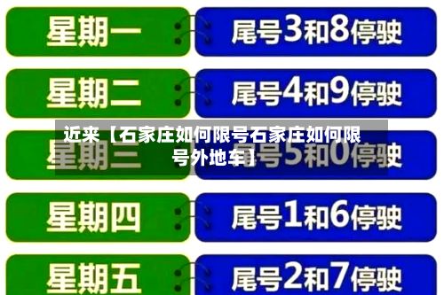 近来【石家庄如何限号石家庄如何限号外地车】-第1张图片