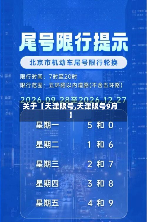 关于【天津限号,天津限号9月】