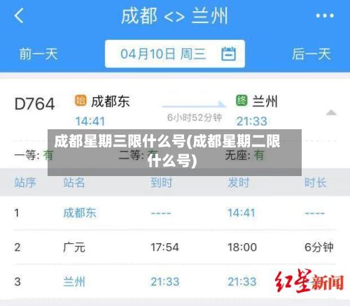 成都星期三限什么号(成都星期二限什么号)-第2张图片