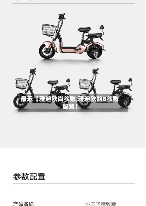 最近【雅迪欧尚参数,雅迪欧韵B参数配置】-第1张图片