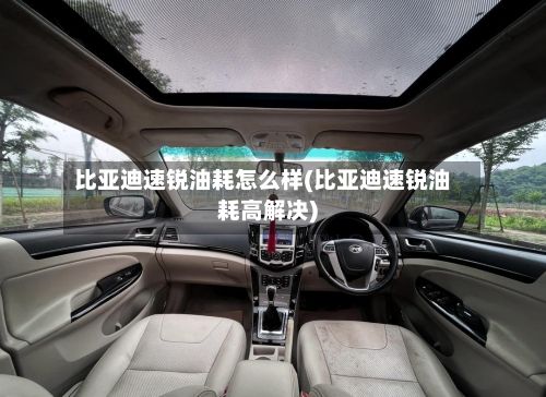 比亚迪速锐油耗怎么样(比亚迪速锐油耗高解决)