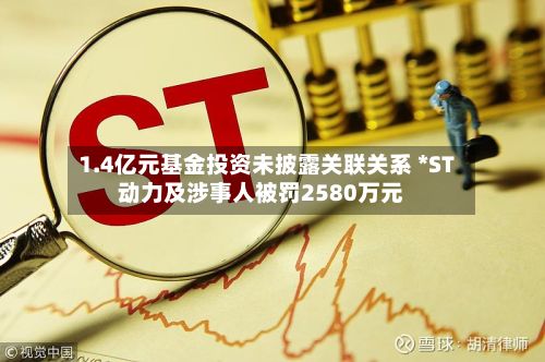 1.4亿元基金投资未披露关联关系 *ST动力及涉事人被罚2580万元-第2张图片