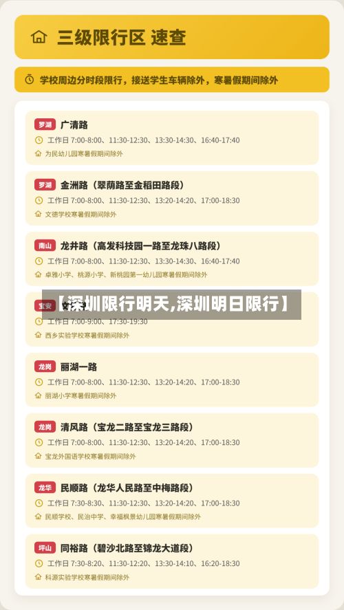 【深圳限行明天,深圳明日限行】-第3张图片