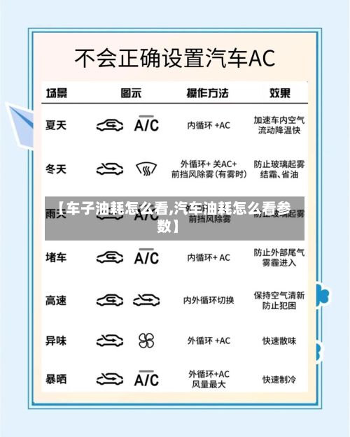 【车子油耗怎么看,汽车油耗怎么看参数】-第2张图片