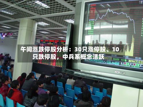 午间涨跌停股分析：30只涨停股、10只跌停股，中兵系概念活跃-第3张图片