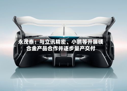 永茂泰：与立讯精密	、小鹏等开展镁合金产品合作并逐步量产交付-第2张图片
