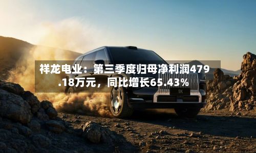 祥龙电业：第三季度归母净利润479.18万元，同比增长65.43%-第2张图片