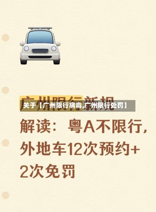 关于【广州限行病毒,广州限行处罚】