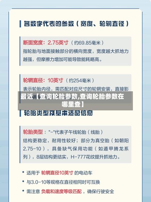 最近【查询轮胎参数,查询轮胎参数在哪里查】