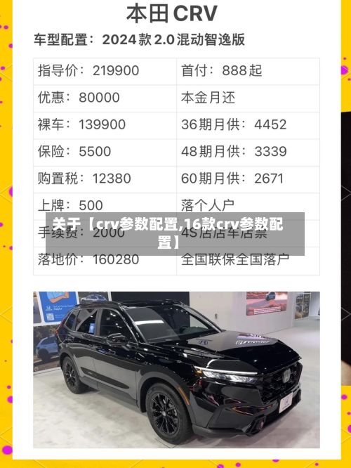 关于【crv参数配置,16款crv参数配置】-第2张图片
