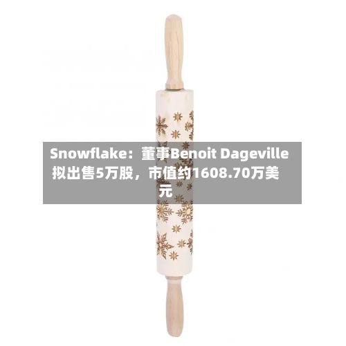 Snowflake：董事Benoit Dageville拟出售5万股，市值约1608.70万美元
