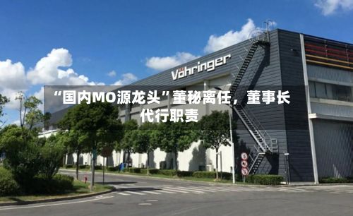 “国内MO源龙头	”董秘离任，董事长代行职责-第3张图片