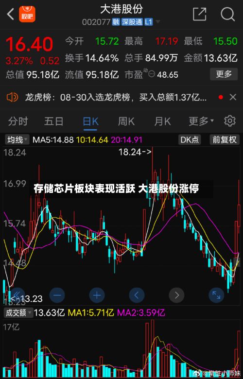 存储芯片板块表现活跃 大港股份涨停-第2张图片