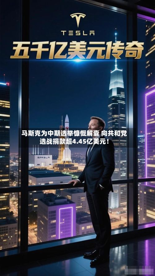 马斯克为中期选举慷慨解囊 向共和党选战捐款超4.45亿美元!-第1张图片