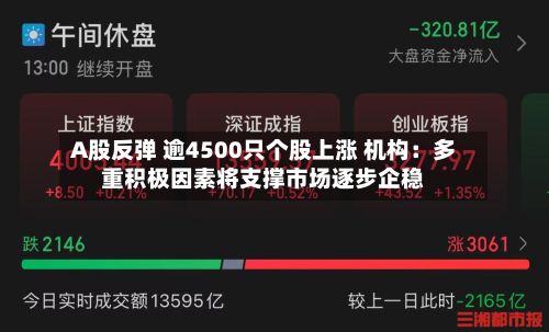 A股反弹 逾4500只个股上涨 机构:多重积极因素将支撑市场逐步企稳-第2张图片