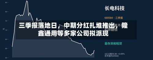 三季报落地日	，中期分红扎堆推出，隆鑫通用等多家公司拟派现-第3张图片