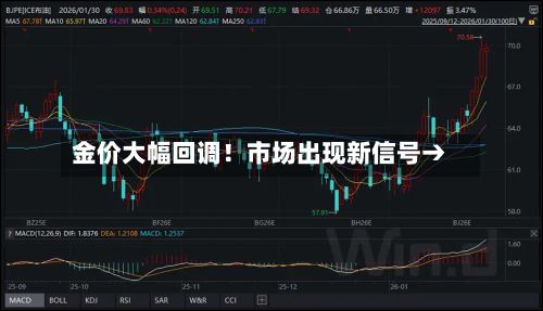 金价大幅回调!市场出现新信号→-第2张图片